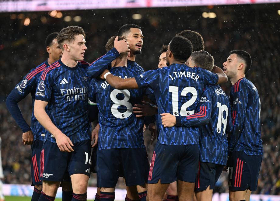 体育资讯-英超：哲凯赖什破荒热苏斯建功 阿森纳4-0大胜利兹联